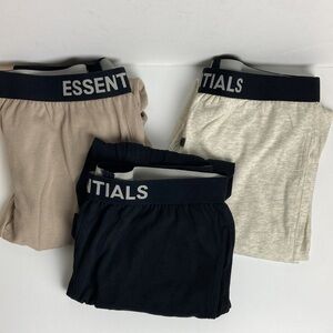 Fear Of God Essentials Lounge Pants 3 Pair Bundle Size Medium NWOT